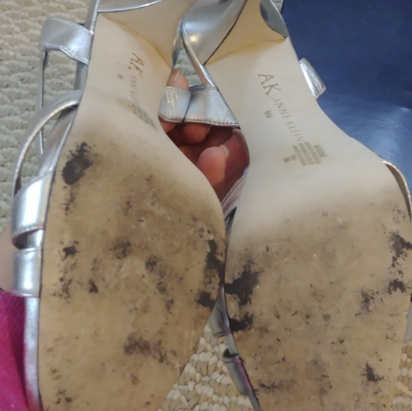 Anne Klein Leather Sandals - Picture 4 of 7